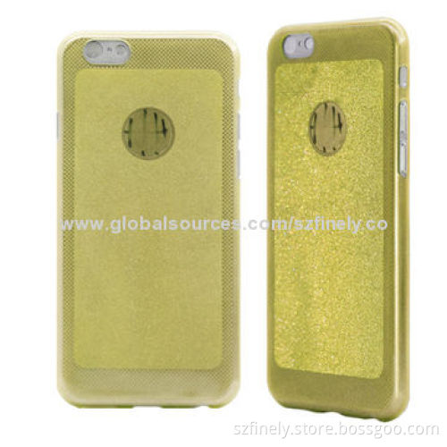 TPU case for iPhone 6, bling bling effect, simple and good textureNew